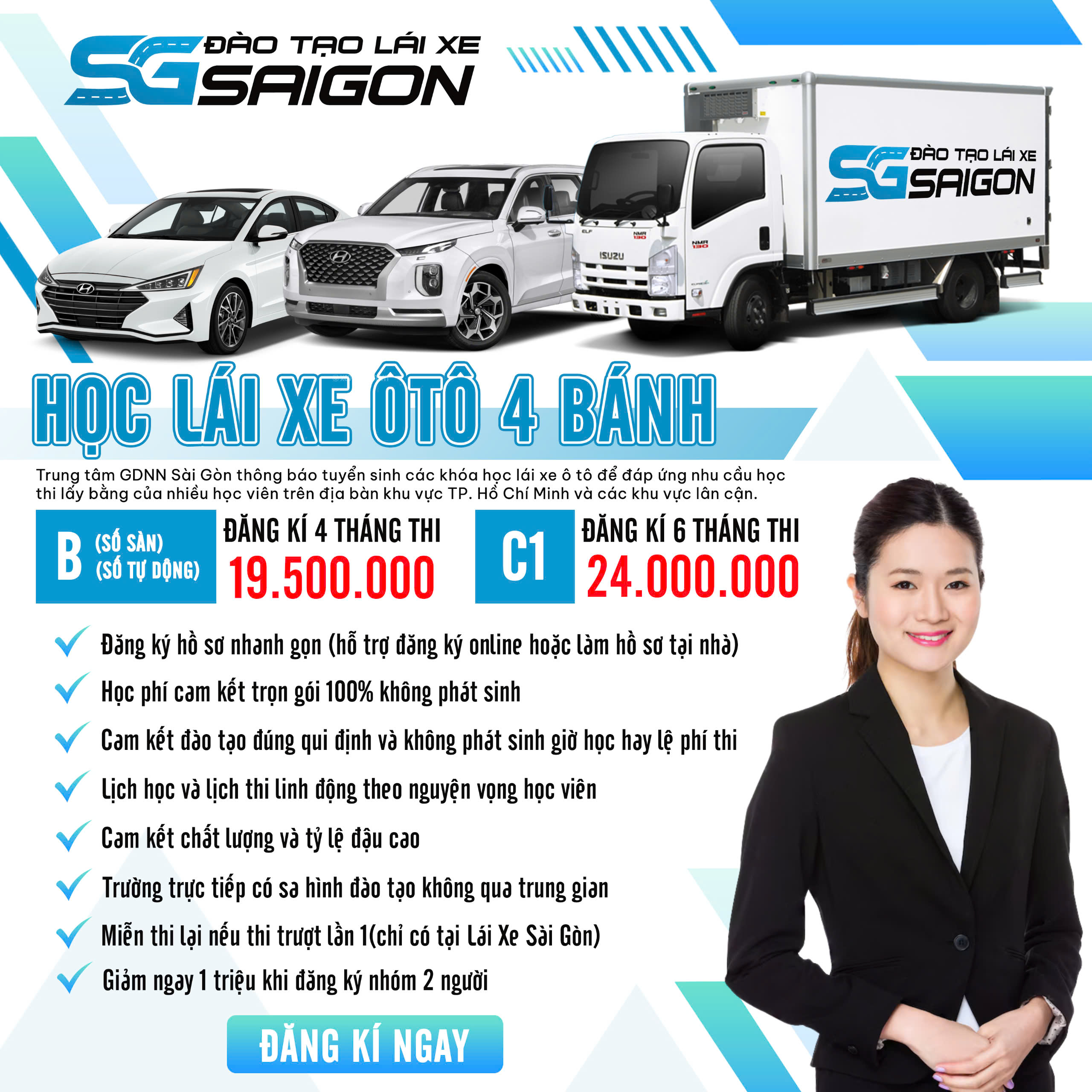 học lái xe ô tô trung tâm dạy lái xe sài gòn